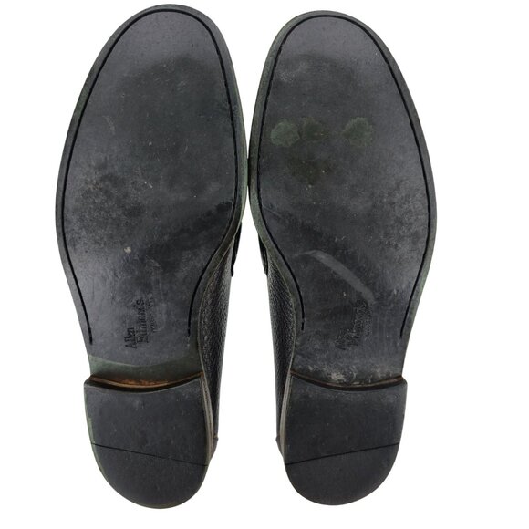 Allen Edmonds Italy Firenze Dress Shoes Men 9 Brown Pebble Grain Calf Bit Loafer - Picture 5 of 13